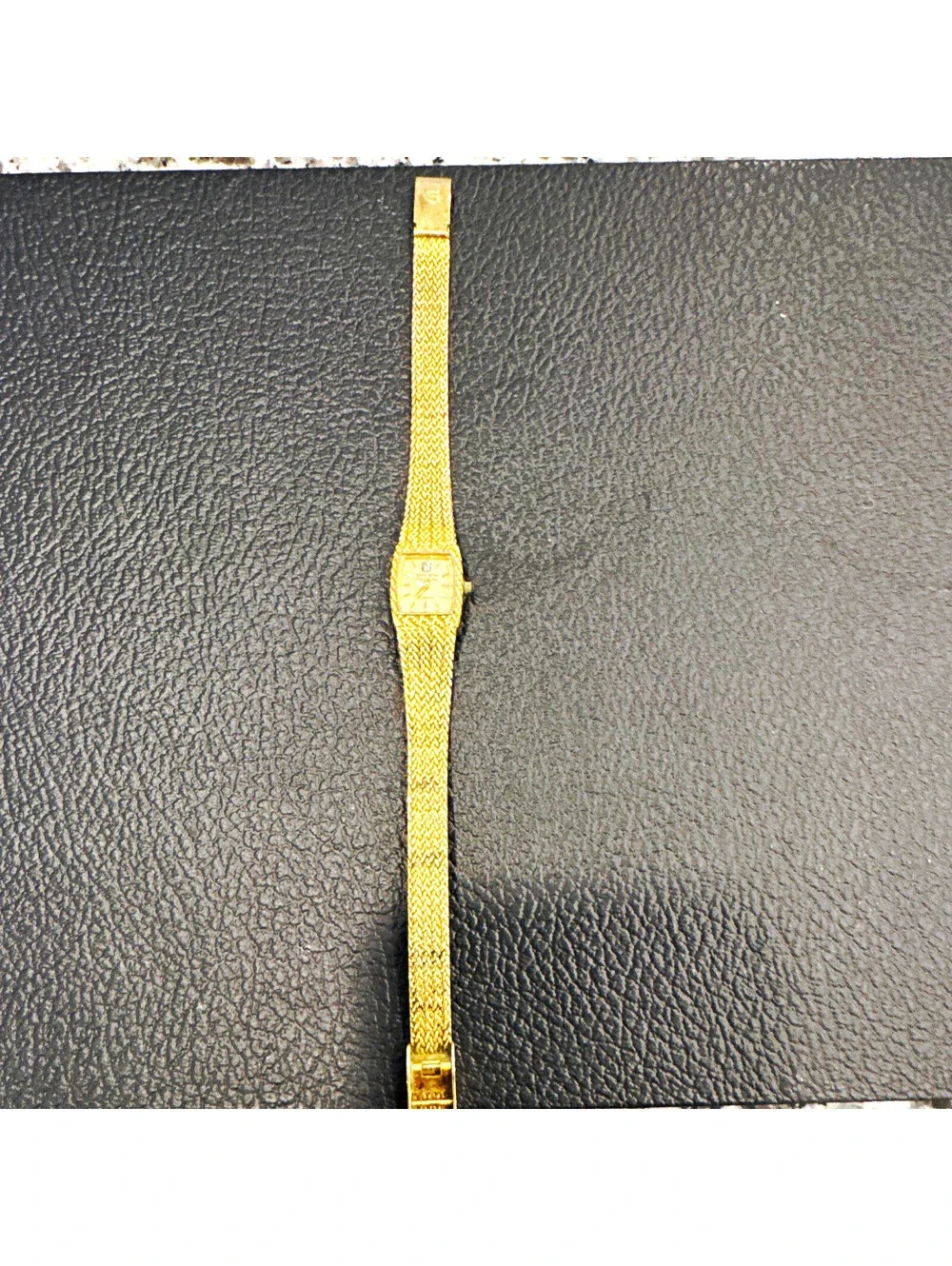 Gruen Precision Women’s Quartz Rectangular Gold Tone Bracelet Watch Analog Dial